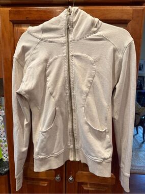 lululemon athletica Cream Full-Zip Utility Jacket with Hood